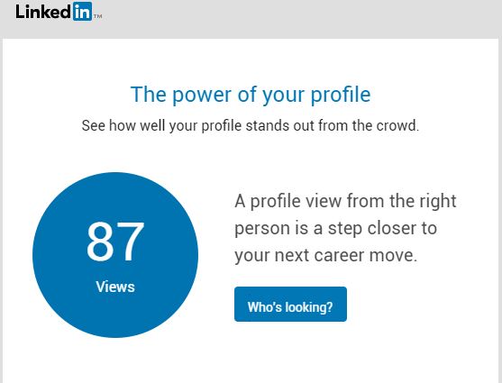 linkedin views - Kath