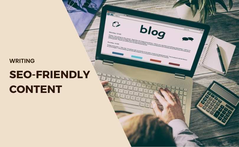 writing seo-friendly content blog banner