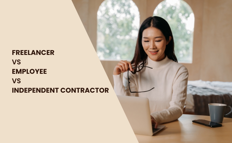 independent contractor vs freelancer vs employee blog banner