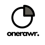 One Rawr Black and white Logo