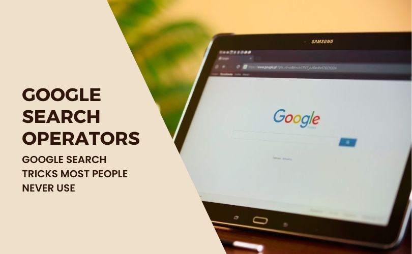 Using Google Search Operator Blog Banner